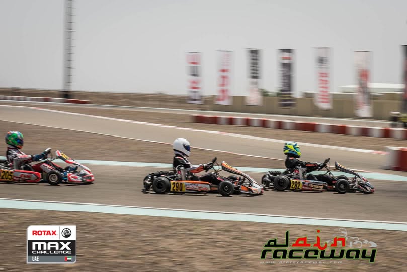Karl Saad racing in the UAE championship